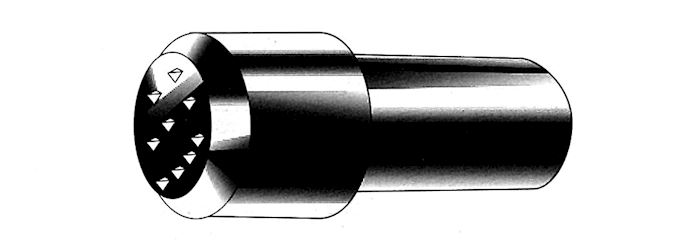 Cluster diamond dressers